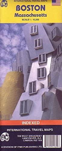 Boston City Map (Travel Reference Map)