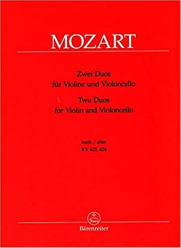 Mozart: Two Duos For Violin And Cello (After The Duos For Violin And Viola, K. 423/424)