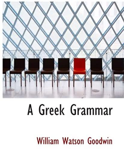 A Greek Grammar