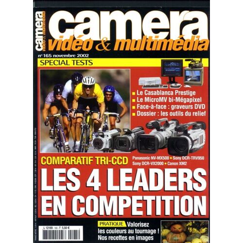 Caméra Vidéo & Multimédia  N° 165 : Comparatif Tri Ccd