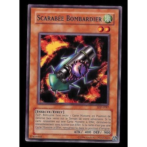 Scarabée Bombardier Sdp F087 Yugioh Vf