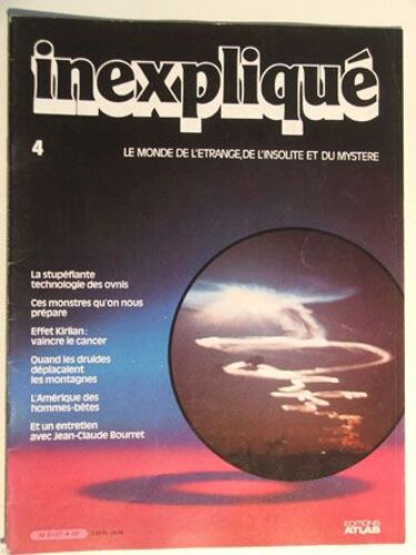 Inexpliqué N° 4 : Ces Monstres Qu'on Nous Prepare¿