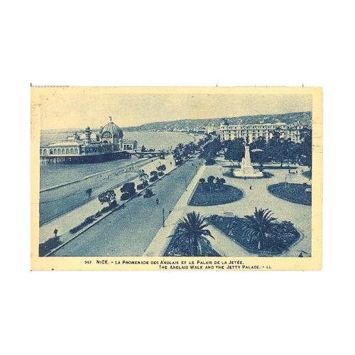 Nice.Promenade Des Anglais Et Palais De La Jetée.(Alpes Mme)1949