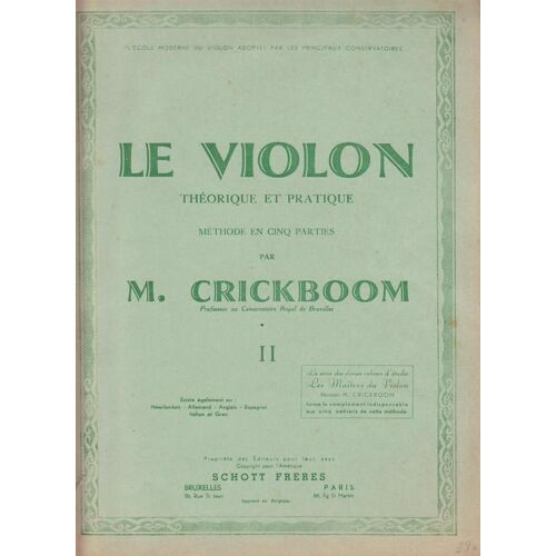 Le Violon Theorique Et Pratique 2