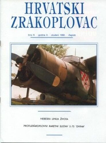Hrvatski Zrakoplovac (En Croate)  N° 8 : Nebeska Linija Zivota, Protuzrakoplovni Raketni Sustav S-75 "Dvina"