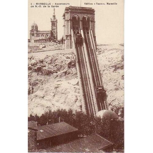 Marseille Ascenseurs Nd De La Garde (1910)