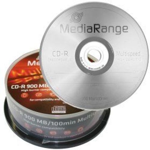 MediaRange - 25 x CD-R - 900 Mo (100 minutes) 48x - spindle