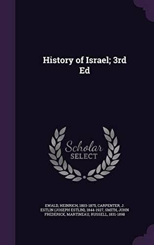 History Of Israel; 3rd Ed