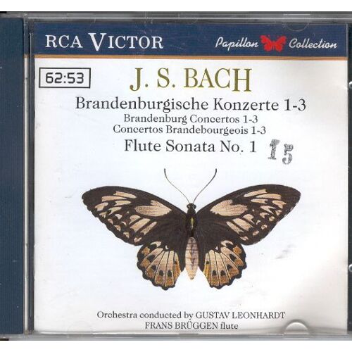 J. S. Bach, Concertos Brandebourgeois 1 À 3, Sonate Pour Flûte En Si Mineur