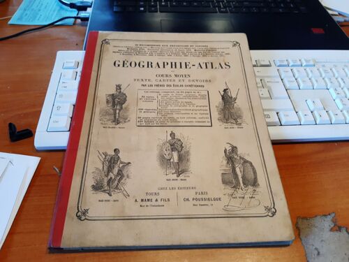 Geographie - Atlas Du Cours Moyen. Texte, Cartes Et Devoirs