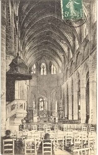 Cathédrale Saint Jean.(Intérieur) .Bazas. Gironde