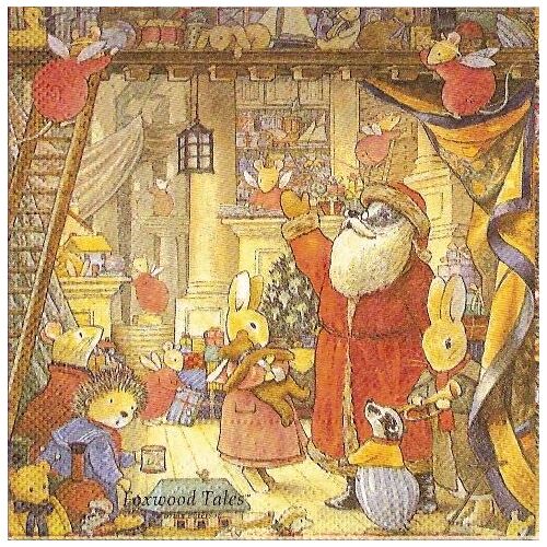 Serviette Magasin Noel