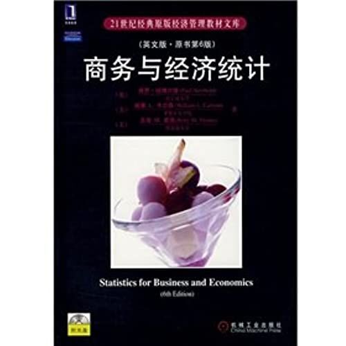21st Century The Classic Original Economic Management Textbook Library: Business And Economic Statistics (English) (Version 6) Of The Original Book (With Cd)(Chinese Edition)