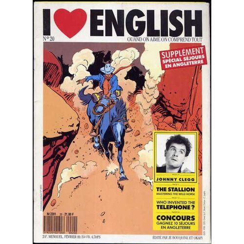 I Love English N° 20 : Johnny Clegg - The Stallion (C. Rossi] - Who Invented The Telephone ?