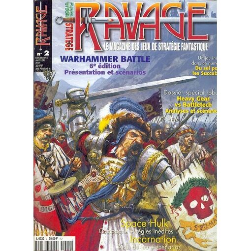 RAVAGE N°8 à 13 - Le Magazine Des Jeux De Stratégie Fantastiques, Neufs