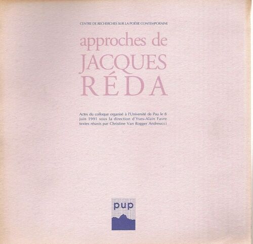 Approches De Jacques Réda