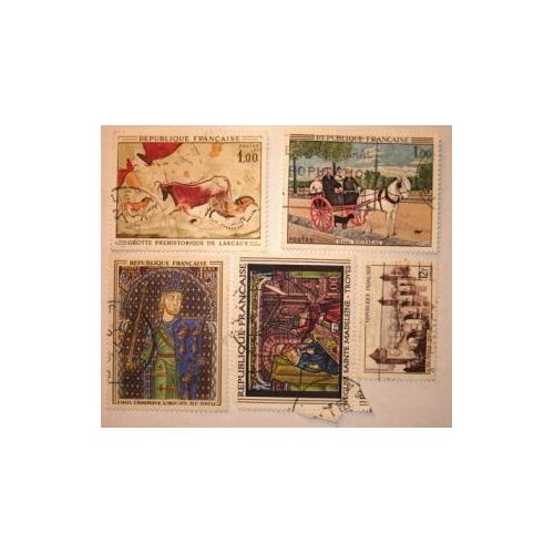 Timbres République Française - Lot De 5
