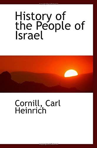 History Of The People Of Israel