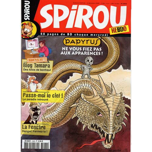 Spirou  N° 3582 : Papyrus - Ne Vous Fiez Pas Aux Apparences !