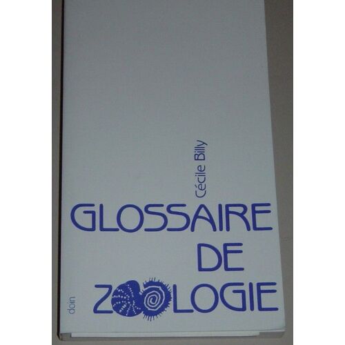 Glossaire De Zoologie