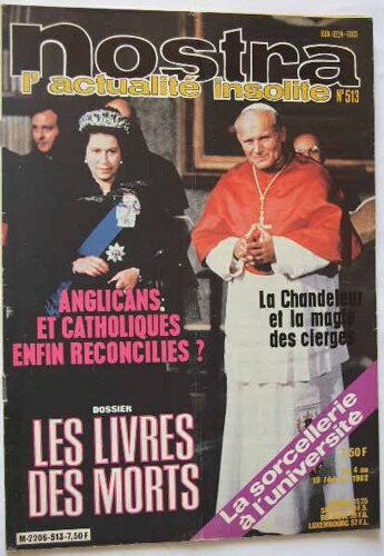 Nostra  N° 513 : Les Livres Des Morts