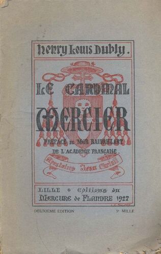 Le Cardinal Mercier