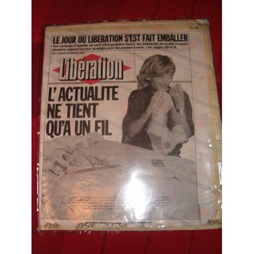 Liberation  N° 1675 : Libération S'est Fait Emballer