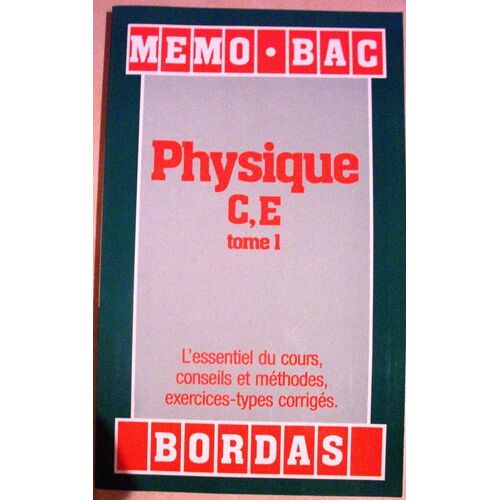 Memo Bac.6 Phys.Ce T1
