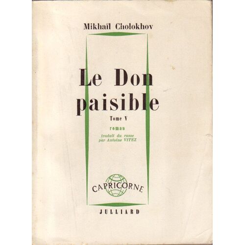 Le Don Paisible.Tome Cinquieme.