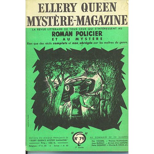 Mystère Magazine - Ellery Queen N° 79