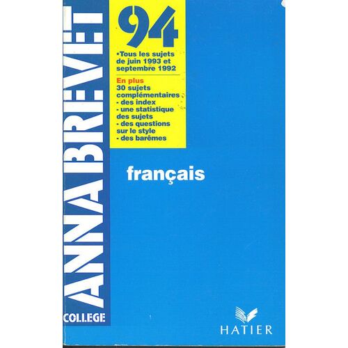 Anna Brevet College 94 Français