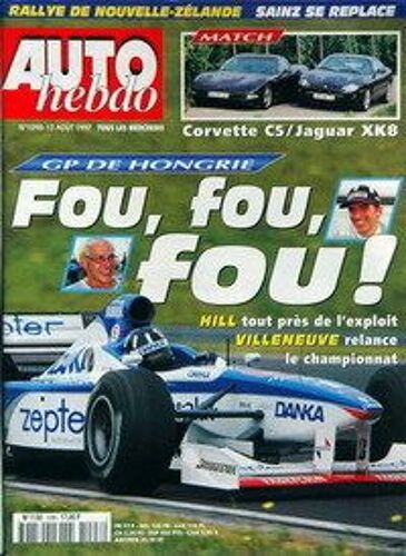 Auto Hebdo N° 1098 Du 13/08/1997