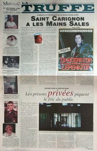 Truffe (La) N° 18 Du 23/10/1991