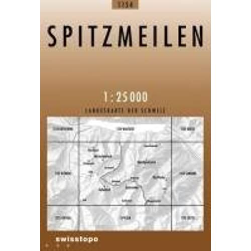 Swisstopo 1 : 25 000 Spitzmeilen