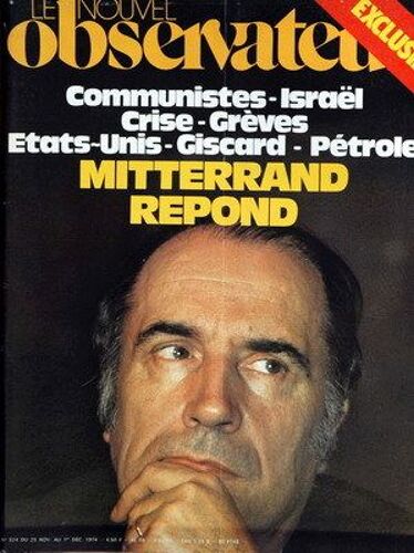 Nouvel Observateur (Le) N° 524 Du 25/11/1974