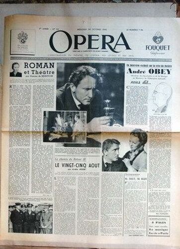Opera N° 24 Du 24/10/1945