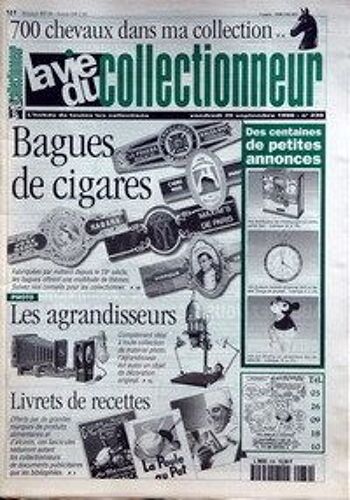 Vie Du Collectionneur (La) N° 239 Du 25/09/1998