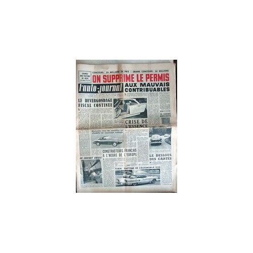 Auto Journal (L') N° 186 Du 15/11/1957