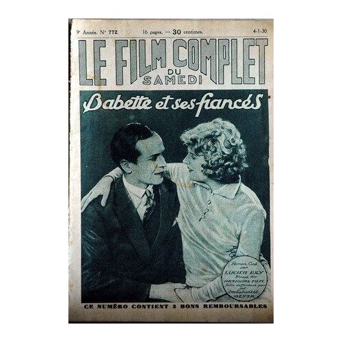Film Complet N° 772 Du 04/01/1930