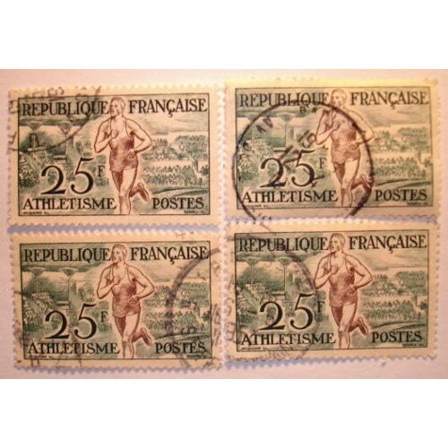 France - Timbres Athlétisme Oblitérés