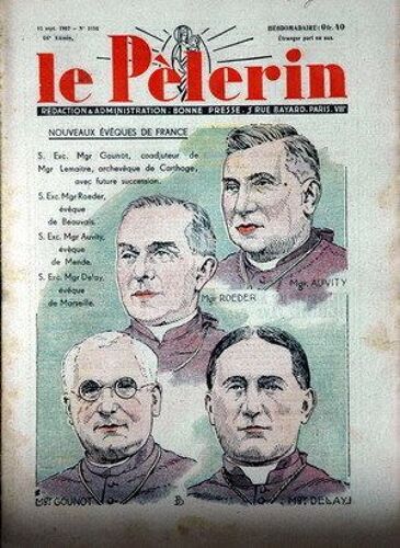 Pelerin (Le) N° 3155 Du 12/09/1937