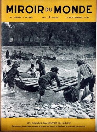 Miroir Du Monde N° 341 Du 12/09/1936