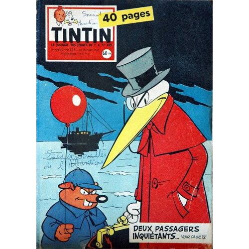 Tintin N° 535 Du 22/01/1959