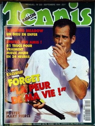 Tennis Magazine N° 222 Du 01/09/1994