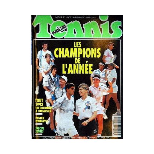 Tennis Magazine N° 215 Du 01/02/1994