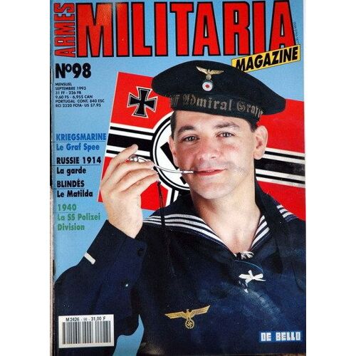 Armes Militaria Magazine N° 98 Du 01/09/1993