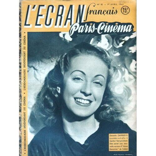 Ecran Francais (L') N° 92 Du 01/04/1947