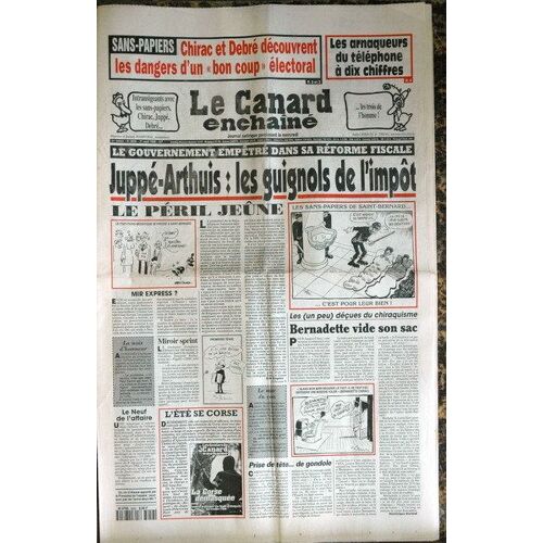 Canard Enchaine (Le) N° 3956 Du 21/08/1996