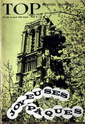 Top Realites Jeunesse N° 230 Du 14/04/1963