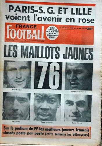 France Football N° 1577 Du 29/06/1976